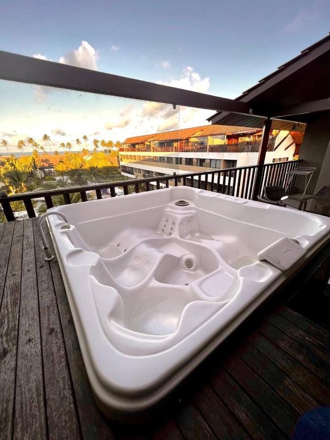 Flat Duplex De Luxo Em Muro Alto Com Jacuzzi Privativa ปอร์โต จิ กาลินญาส ภายนอก รูปภาพ